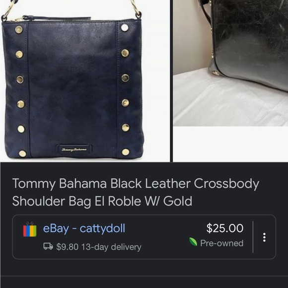 Tommy Bahama black crossbody - Picture 7 of 7